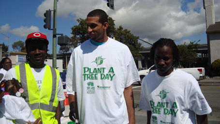 Urban ReLeaf volunteers make a difference at "Plant a Tree Day".