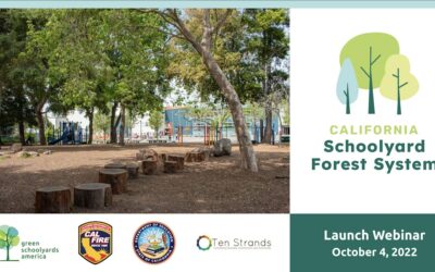 New Statewide Initiative California Schoolyard Forest System – Kick-off Webinar Recording Now Available