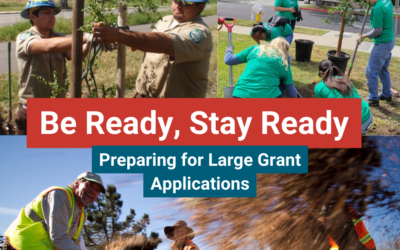 Be Ready, Stay Ready – Preparing for Large Grant Applications