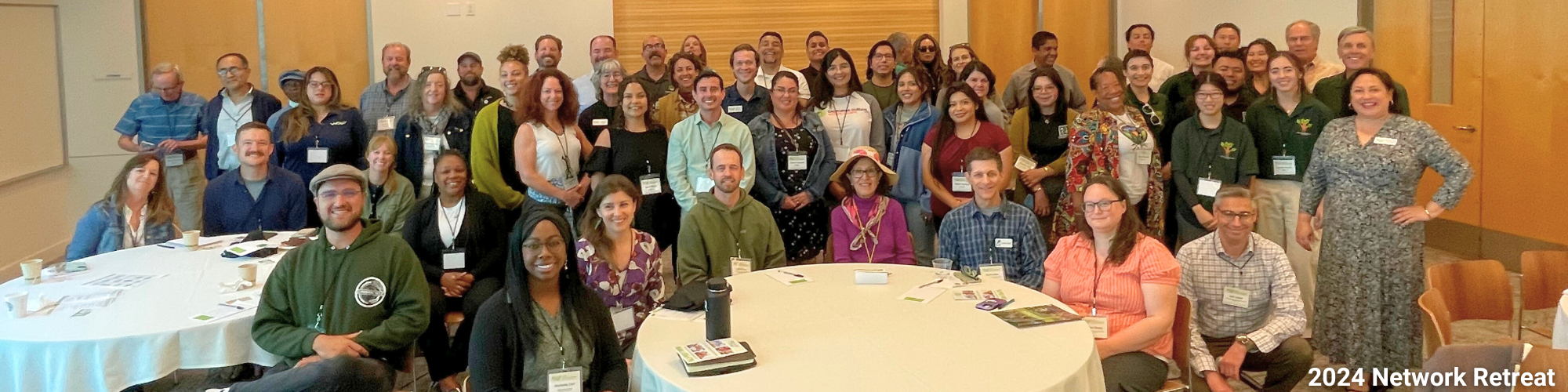 Group photo of participants at the California ReLeaf Network Retreat in Sacramento in 2023